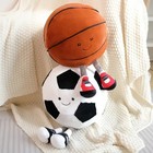    amuse Bull Basketball Plush Toy Valentine   s Day Gift 25cm Soft Stuffed Animal   