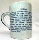 Vintage Kingman Arizona Mug Train Route 66 Railroad Speckled Stoneware