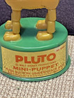 Vintage Kohner Bros Disney Pluto Push Button Mini Puppet
