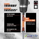Hex Key Allen Bit Set Quick Change Connect Impact Driver Power Drill Metric Long