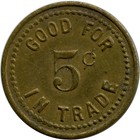 Clarksville  Tennessee Tn Jno  J  Hanratty Saloon Tobacconist 3 5   Trade Token