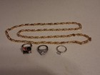 Junk Drawer Vintage Lot Costume Jewelry Belt Buckle Keychain