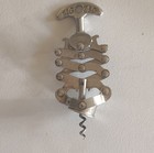 Zig Zag Mechanical Silver Corkscrew With Handle S g d g  Bte France Collectible