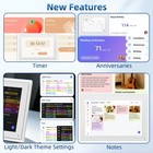 10 1  Digital Calendar  Full Hd Smart Display For Family Organizer  White-10 1in