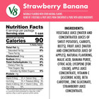 Strawberry Banana 100  Fruit And Vegetable Juice  8 Fl Oz Can  6 Pack 