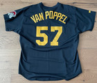 Todd Van Poppel Game Used Jersey Game Worn Bas Baseball Coa Pirates Mlb