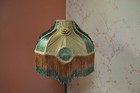 Lamp Shade Green Pleated Hand-stitched Table Lampshade Floor Lampshade Pendant