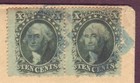 California - Marysville Via Panama To Maine Cover  35 Pair Tied By Fancy Cancel 