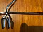 Vintage Lot Of 2 Chrome Metal Add-on Shirt Coat Skirt Pants Hangers Red Clips