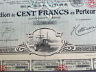 1925 Societe Commerciale De L afrique Du Nord Stock Certificate Bond   Tunisia