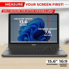 15 6 Inch 16 9 Laptop Privacy Screen Filter - Computer Monitor Privacy Shield