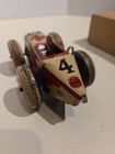 Nice Vintage 1940 s Marx Tin Litho Wind Up  4 Midget  Race Car W  Balloon Tires