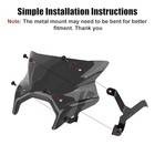 Windshield For Mt-09 2024 2025   Windscreen Double Bubble Motorcycle Black