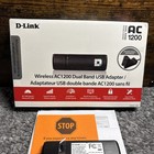 D-link Dwa-182 Wireless Ac1200 Dual Band Usb Adapter Open Box