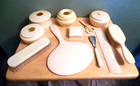 Antique 11 Piece Celluloid Vanity Dresser Set