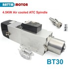    usa    4 5kw Bt30 Automatic Tool Changer Atc Air Cooled Spindle W  5 5kw Vfd 220v