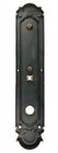 Vintage Antique Cast Brass Door Handle Plate And Lock Frame 20 X 4 X 3 25 