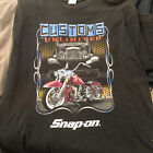 Vtg Biker T-shirt Lot Of 6 Black Mens Size L xl Black Gray Sturgis Smoker Owned