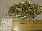 100 - Orig  Vintage  3 4  X  5 64  - Solid Brass Finish Nails Made In U s a 