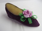 Dritz Collectible Cushions Victorian Slipper Shoe Pin Cushion Mip Free Shipping