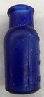 Antique Bromo -seltzer Medicine Cobalt Blue Glass Bottle 2 625    Tall