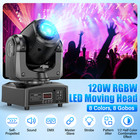 8pcs 120w Led Moving Head Light Rgbw Gobo Beam Stage Dmx Spot Lighting Dj Disco