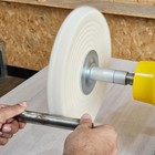10 Inch Bench Buffer Polisher  Dual Speed 1750 3450rpm Electric Buffing Machine