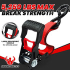 Ratchet Tie Down Straps 4 Pack 1 5in X 8ft Heavy Duty Cargo Straps Truck Trailer