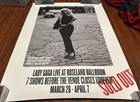 Lady Gaga  Roseland  Ballroom Nyc Final Shows 3 28-4 7 14 Litho Poster Rare