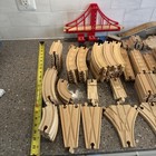 Huge Wooden Train Track Lot Of 160 Pieces Mixed Brands Thomas Brio