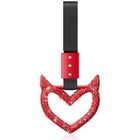 Bling Heart Car Handle Strap Drift Charm Car Accessories For Red Devil Style