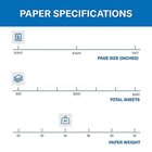 Hammermill Multipurpose Color Paper 24lb 8-1 2 x11  500 Sht rm Ca 104307