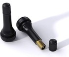 1000 Tr414 Tire Valve Stems Snap-in Rim Hole Dia inch 0 453  Length 1 1 2  38 Mm