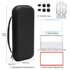 For Nintendo Switch 2 Carrying Case Set Hard Cover Screen Protector Thumb Caps