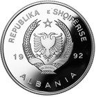 Albania 10 Lek   1992 Silver Proof  1992 Summer Olympic Games - Boxing 