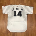 Vtg Kbo Korean Baseball Lotte Giants Lee Dong-wook   14 Game Issued Worn Jersey