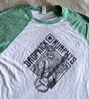 Dropkick Murphys Long Sleeve Raglan T-shirt Adult L White Green