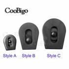 Plastic Cord Lock Ends Stopper Drawstring Slider Wheel Pull-strings Rope Clip