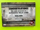 2017 Topps Walking Dead Evolution Black Parallel Relic  r-w4 Walker 40 50 Nrmt