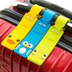 Cute Silicone Luggage Tag Travel Bag Id Tag Suitcase Name Tag Boarding Accessory