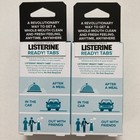 2 Boxes - Listerine Ready  Tabs Clean Mint  32 Total Tablets  16 Each Box 