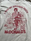 Vintage I Had My Birthday Party At Mcdonald   s Kids Size 6-8 T-shirt