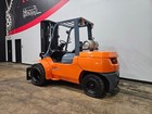 2011 Toyota 7fgu45 10 000lb 3 Stage Pneumatic Lpg Forklift Stk 16005