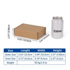 6x4x1 5 Small Shipping Boxes  100 Pack Brown Kraft Folding Mailer Boxes  3-pl   