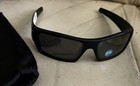 New - Oakley Gascan 12-856 Men s 60 15 Matte Black Polarized Sunglasses