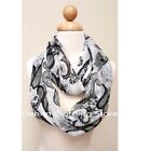 Lot Of 12 Women Loop Scarf Light Weight Infinity Head Face Neck Wrap Wholesale