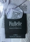 Piubelle Portugal Cotton Crochet King 4 Piece Sheet Set Nip Note