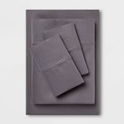 Threshold 400 Thread Count Cotton Sateen 4-piece Sheet Set Luxurious