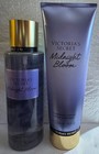 Set Of  Victoria s Secret Midnight Bloom Body Mist Perfume   Body Lotion Set