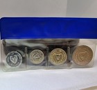 1981 Official Central Bank Of Cyprus Briliant Set  Uncirculated Coins  Rare Find
